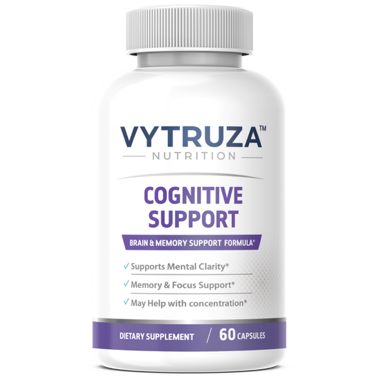 VYTRUZA Nutrition Cognitive Support Capsules, Memory & Forcus Support Formula for Men and Women, Premium Ingredients, 60 Capsules