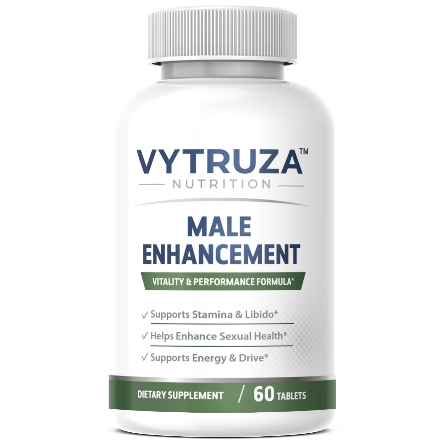 VYTRUZA Nutrition Male Enhancement Capsules, Vitality & Performance Formula, Premium Ingredients, Energy, Strength Support Supplement for Men, 60 Capsules